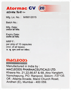 Atormac Cv 20 Capsule 10