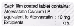 Atornet 10 Tablet 10 Atornet 10 Tablet 10