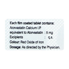 Atornet 5 Mg Tablet 10