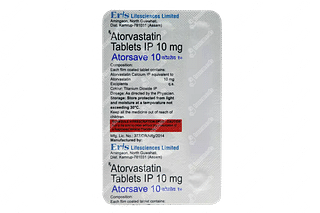 Atorsave 10 MG Tablet 15