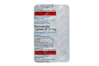 Atorsave 20 MG Tablet 15