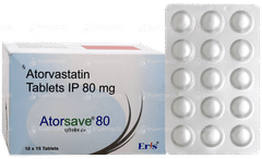 Atorsave 80 Tablet 15 Atorsave 80 Tablet 15