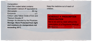 Atorsave 80 Tablet 15