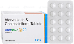 Atorsave D 20 Tablet 15