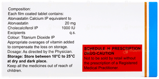 Atorsave D 20 Tablet 15