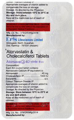 Atorsave D 40 Tablet 15