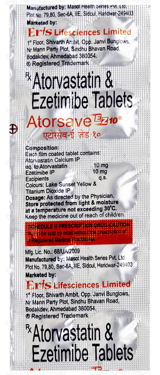 Atorsave Ez 10 Tablet 10