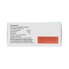 Atorsave Ez 20/10 MG Tablet 10 Atorsave Ez 20/10 MG Tablet 10