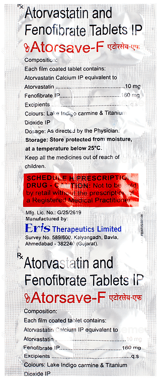 Atorsave F Tablet 10