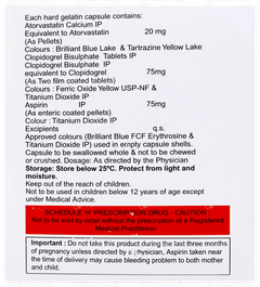 Atorsave Gold 20 Capsule 10 Atorsave Gold 20 Capsule 10