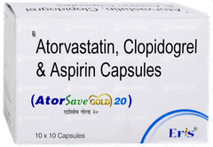 Atorsave Gold 20 Capsule 10 Atorsave Gold 20 Capsule 10