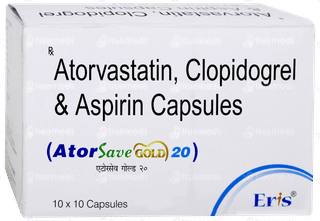 Atorsave Gold 20 Capsule 10