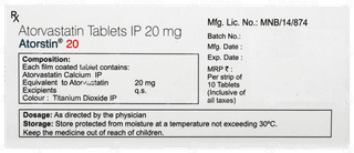 Atorstin 20 Tablet 10