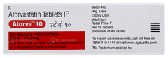 Atorva 10 Tablet 15 Atorva 10 Tablet 15