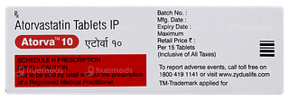 Atorva 10 Tablet 15