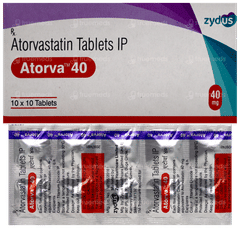 Atorva 40 Tablet 10 Atorva 40 Tablet 10