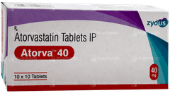 Atorva 40 Tablet 10 Atorva 40 Tablet 10