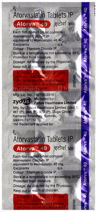 Atorva 40 Tablet 10