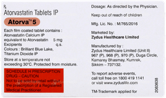 Atorva 5 Tablet 15 Atorva 5 Tablet 15