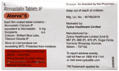 Atorva 5 Tablet 15 Atorva 5 Tablet 15