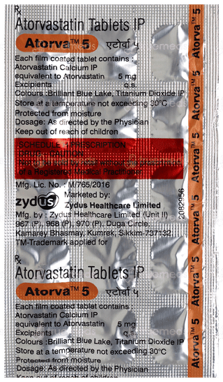Atorva 5 Tablet 15