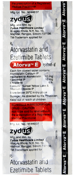 Atorva E Tablet 10 Atorva E Tablet 10