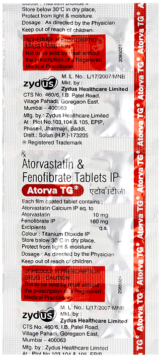 Atorva Tg Tablet 10