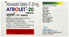 Atrolet 20 Tablet 20 Atrolet 20 Tablet 20