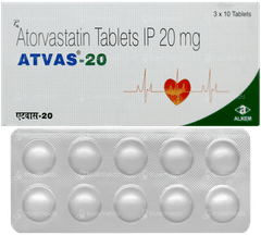 Atvas 20 MG Tablet 10