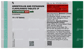 Augmentin 625 Duo Tablet 10