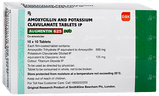 Augmentin 625 Duo Tablet 10