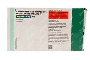 Augmentin 1g Duo Tablet 10