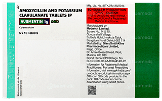 Augmentin 1g Duo Tablet 10