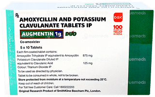 Augmentin 1g Duo Tablet 10