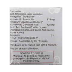 Augpen-lb Bid 875 Mg/125mg/60m Tablet 10