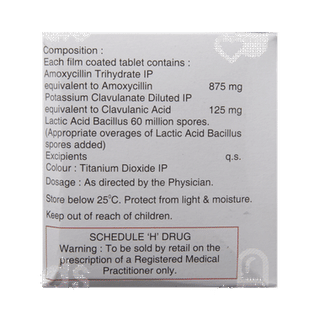 Augpen-lb Bid 875 Mg/125mg/60m Tablet 10