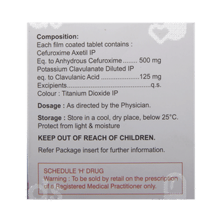 Augxetil Cv 500 Tablet 10