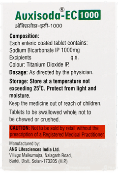 Auxisoda Ec 1000 Tablet 10