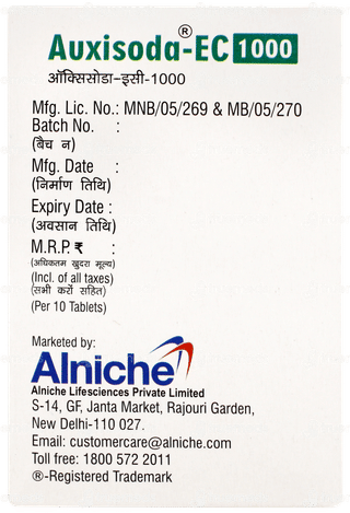 Auxisoda Ec 1000 Tablet 10
