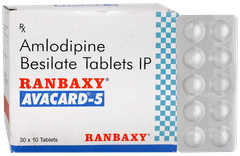 Avacard 5 Tablet 10