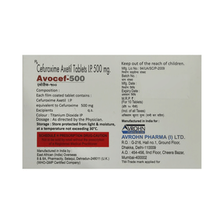 Avocef 500 MG Tablet 10