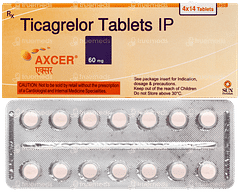 Axcer 60mg Tablet 14