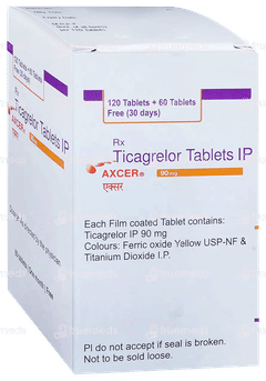 Axcer 90mg Tablet 120+60 Free