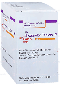 Axcer 90mg Tablet 120+60 Free