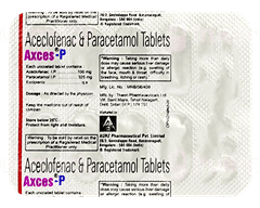 Axces P 100/325 Mg Tablet 10 Axces P 100/325 Mg Tablet 10