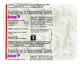 Axces P 100/325 Mg Tablet 10