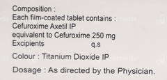 Axifur 250Mg Tablet 10 Axifur 250Mg Tablet 10