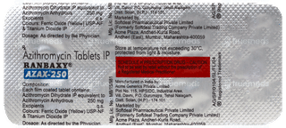 Azax 250 Tablet 6