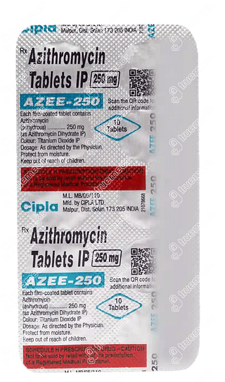 Azee 250 MG Tablet 10