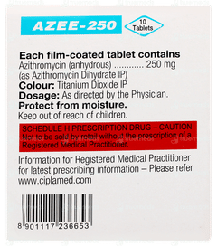Azee 250 Tablet 10